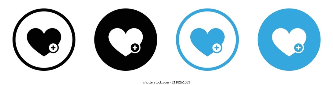 add to favorite icon heart plus icon - save icon bookmark symbol	

