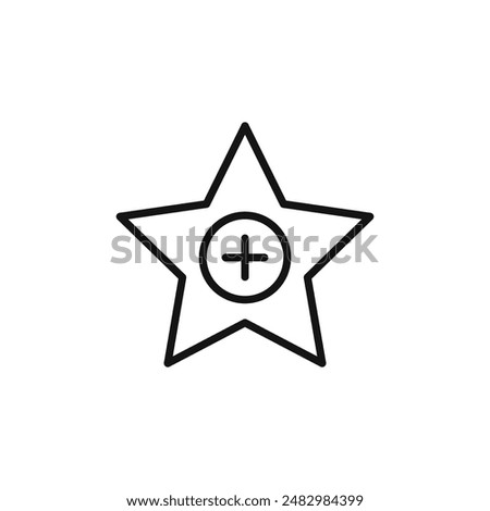 Add to favorite icon logo sign vector outline