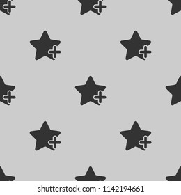 add favorite icon vector, can be used for web and mobile design seamless pattern
