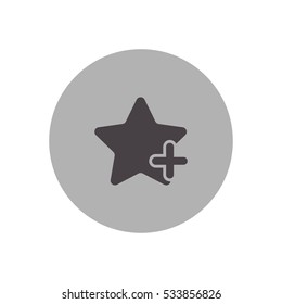 add favorite icon vector, can be used for web and mobile design
