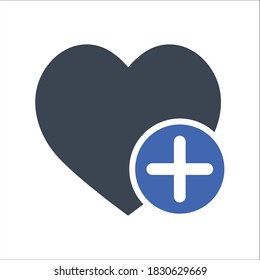 Añadir al icono favorito, gráficos vectoriales