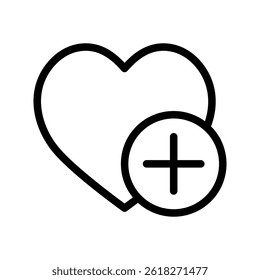 Add to favorite icon, Vector graphics