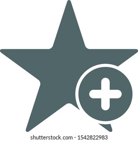 Add favorite icon. Vector illustration
