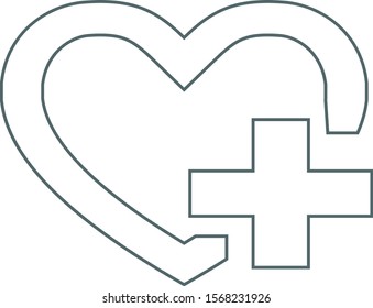 Add favorite icon. Vector illustration