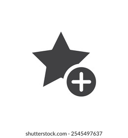 Add Favorite icon Vector logo outline