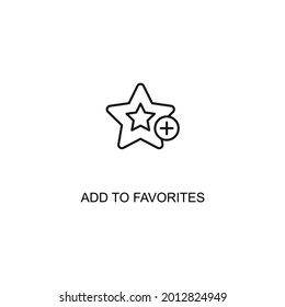 ADD TO FAVORITE Thin Line Icon Vector Eps 10, 48x48 Icon 