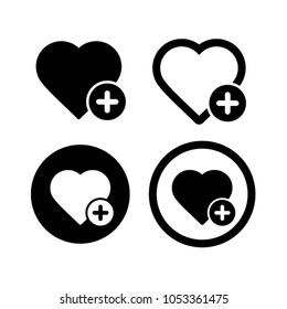 add to favorites social media icon vector collection for website, web store, online shopping and apps