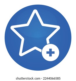 Agregar a la ilustración del vector de iconos de marcadores favoritos