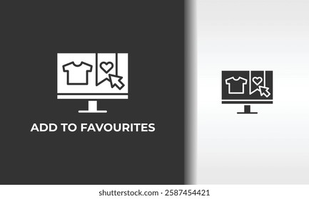 Add To Favourites Vector, Icon Or Logo Sign Isolated Symbol Illustration