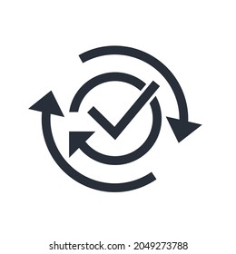 Add features. Change abilities and quality. Vector linear icon isolated on white background.