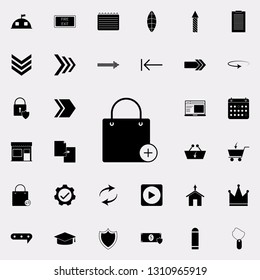 add feminine handbag icon. web icons universal set for web and mobile on white background