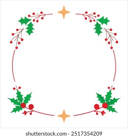  Add festive charm to your holiday projects with this "Happy Christmas" border design. Perfect for greeting cards, invitations, and seasonal decor, featuring festive elements.