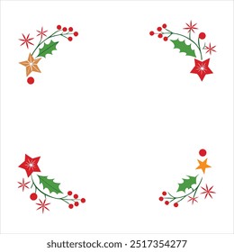  Add festive charm to your holiday projects with this "Happy Christmas" border design. Perfect for greeting cards, invitations, and seasonal decor, featuring festive elements.