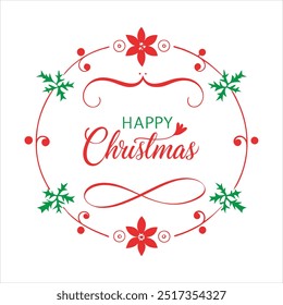  Adicione o encanto festivo aos seus projetos de férias com este design de borda "Feliz Natal". Perfeito para cartões, convites e decoração sazonal, com elementos festivos.