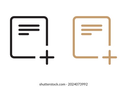 Add file document vector icon.