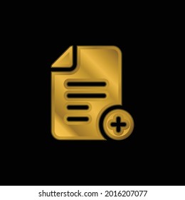 Añadir un icono metálico o un vector de logotipo con chapado en oro de archivo