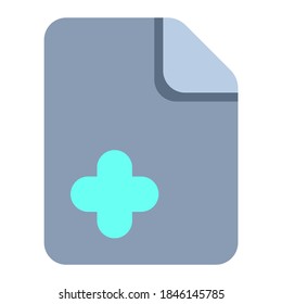 Fügen Sie ein Dateisymbol mit flachem Stil hinzu. Geeignet für Webdesign, Logo, App und i.