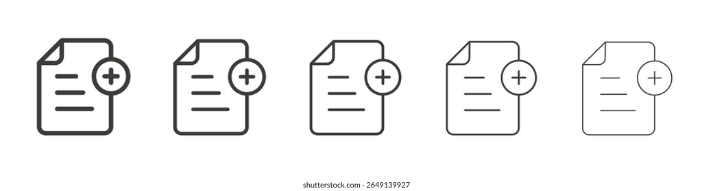 Adicionar ícone de arquivo ilustração simples logotipo art