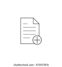 add file vector icon
