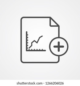 Add file vector icon sign symbol