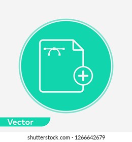 Add file vector icon sign symbol