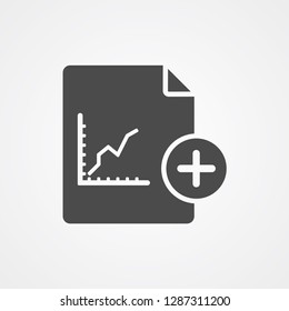 Add file vector icon sign symbol