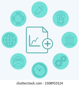 Add file vector icon sign symbol