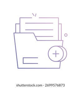 Ilustração de stock de ícone de vetor de arquivo