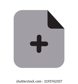 Add Files Icon Two Tone Solid