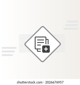 add files icon vector design