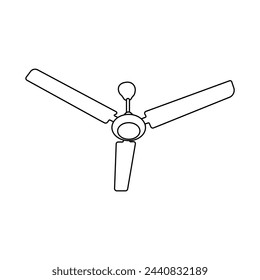 Add finer details such as blade texture, motor vents, pull chains, and any decorative elements. Ensure that the proportions and angles are visually pleasing and accurately represent a real ceiling fan