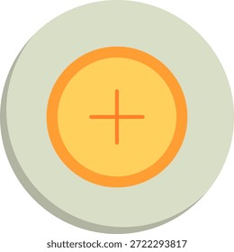 Adicionar Ícone de Estilo de Círculo Plano