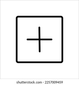 add in flat design style