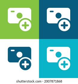 Vier-Farben-Minimal-Icon-Set hinzufügen