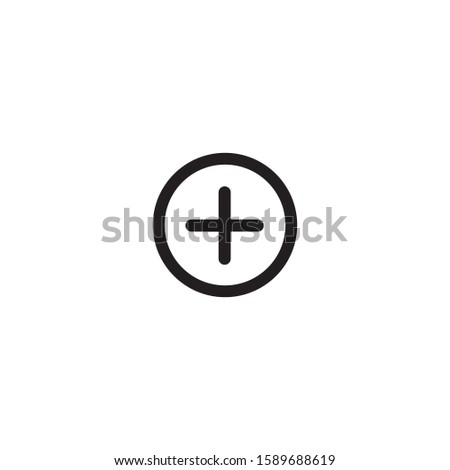Add flat icon illustration - vector