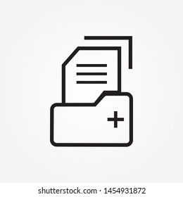 add folder and document icon