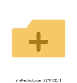 Add folder icon. Creation of a new folder. Vector.