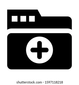 add folder icon isolated sign symbol vector illustration - high quality black style vector icons
