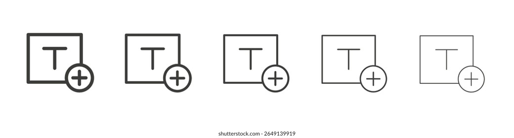 Añadir icono de fuente ilustración simple logo art