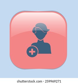 add friend avatar icon. man avatar