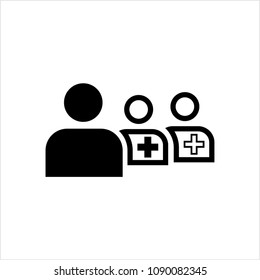 Add Friend Icon, Social Media Icon Vector Art Illustration