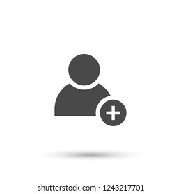 add friend icon. Vector Eps 10