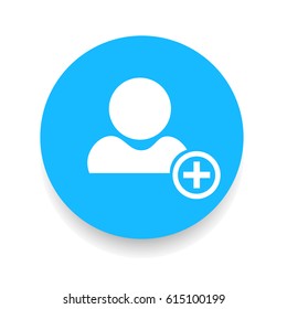 Add Friend icon. Vector illustration