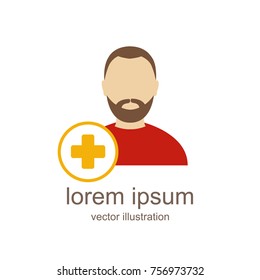 add friend vector icon