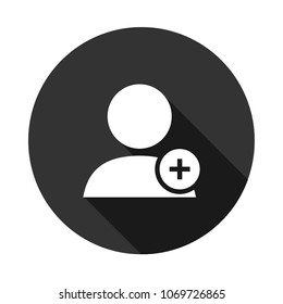 add friend vector icon, add person vector sign, add social friend, add contact