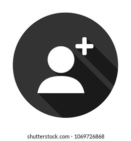 add friend vector icon, add person vector sign, add social friend, add contact