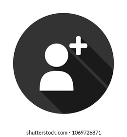 add friend vector icon, add person vector sign, add social friend, add contact