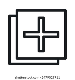 Add Function Icon Ideal for App and Website Interface Design