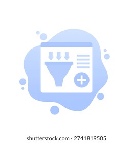 add funnel icon for web and apps
