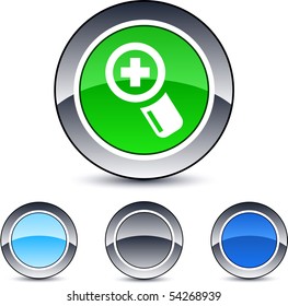 Fügen Sie glänzende runde Web-Buttons hinzu.
